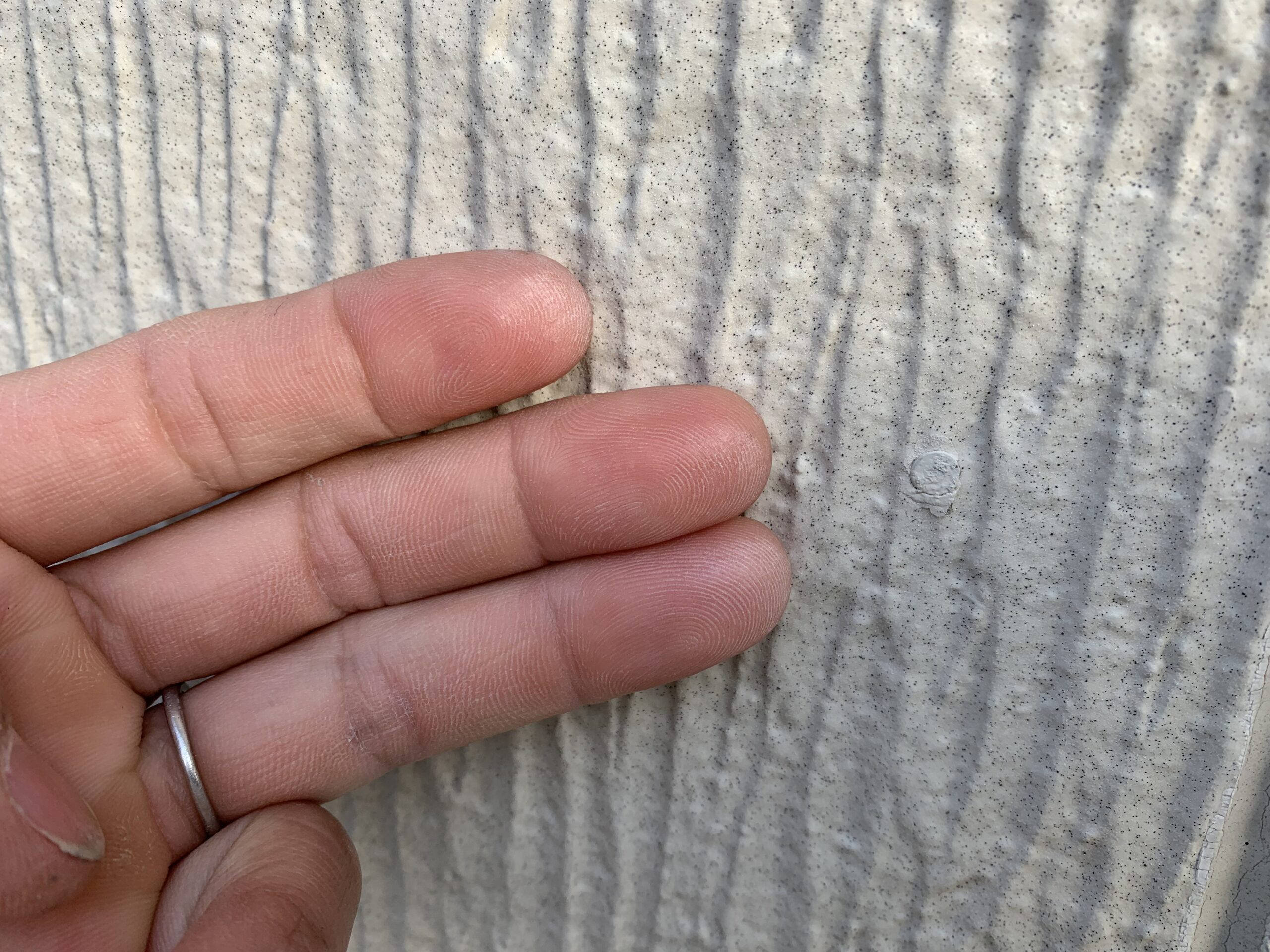 チョーキングが発生している写真