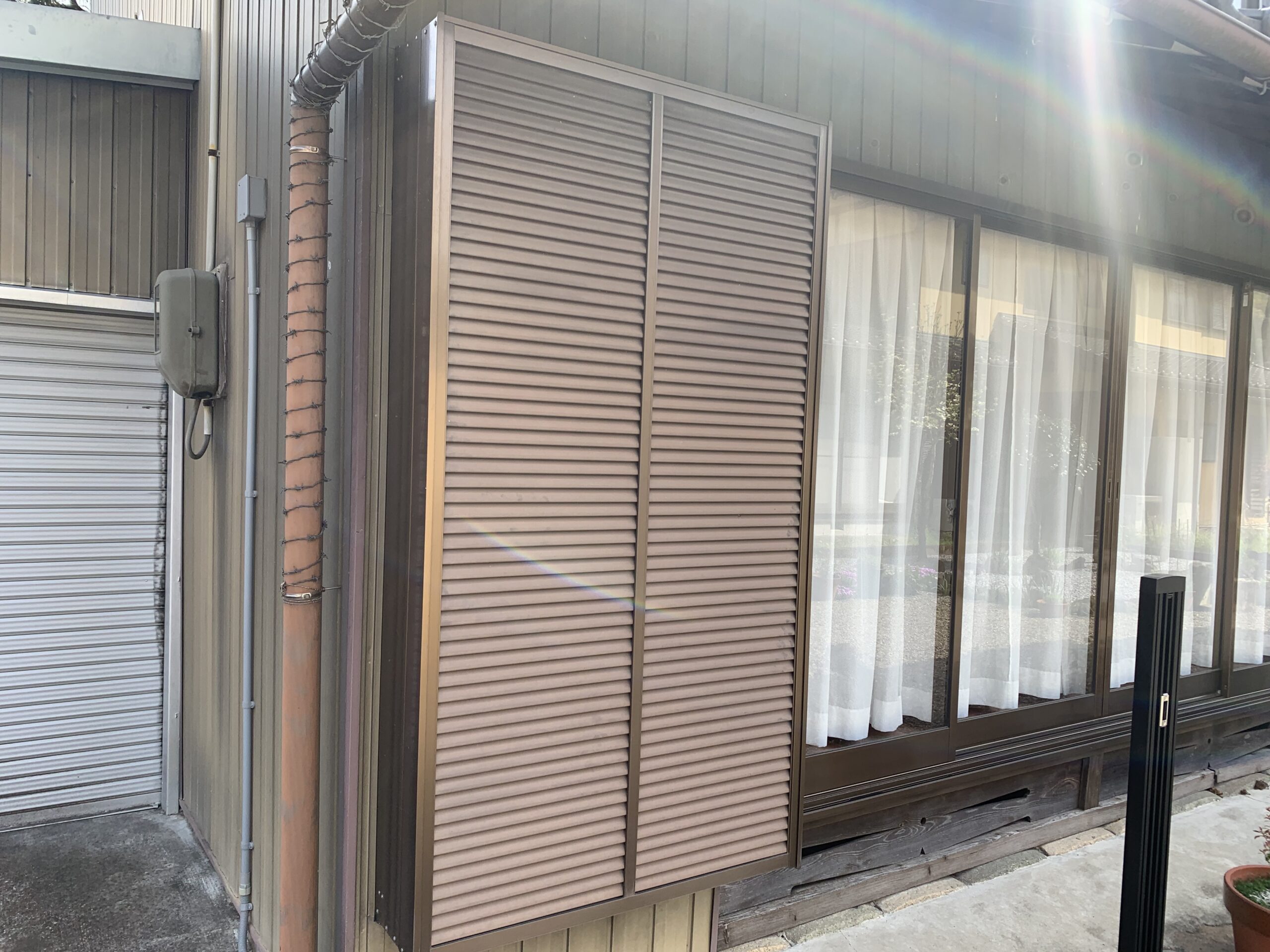 付帯部が劣化している写真