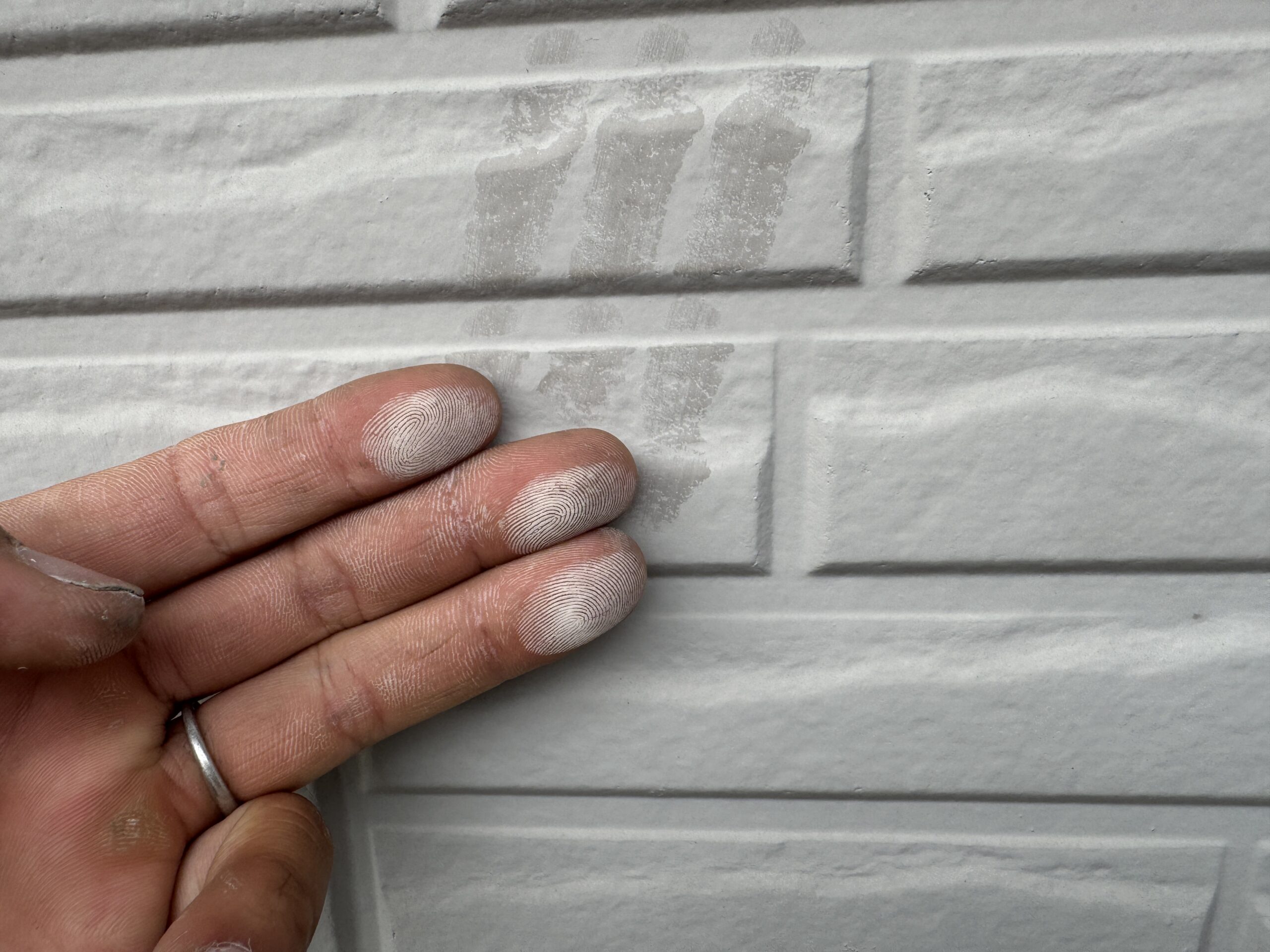 チョーキングが発生している写真