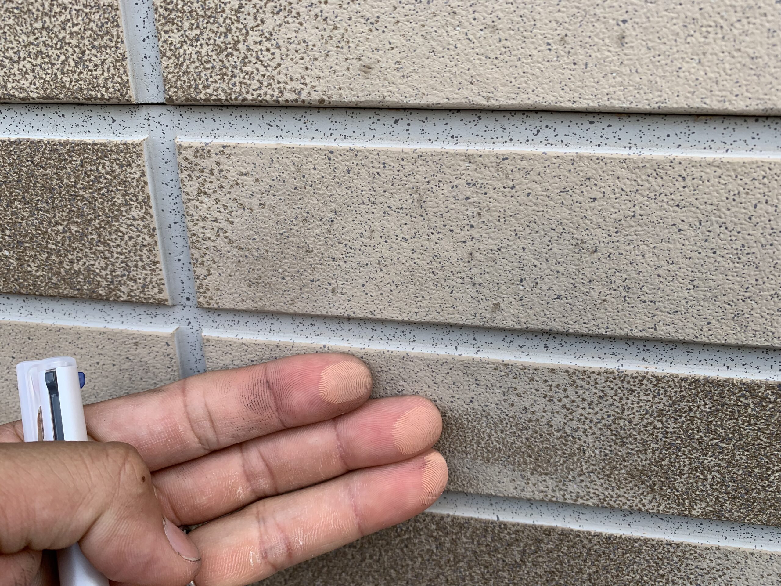 チョーキングが発生している写真