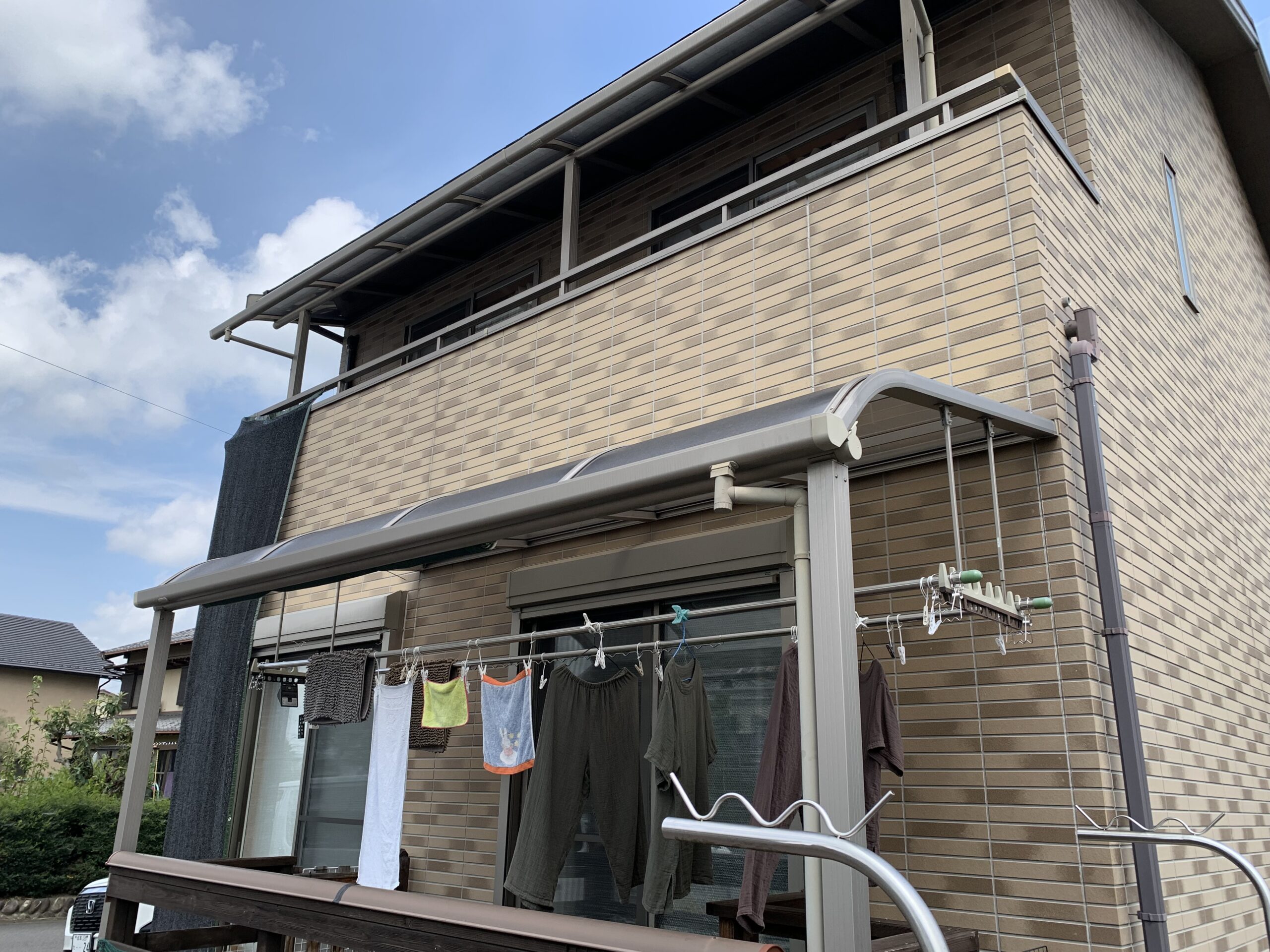 外壁が劣化している写真