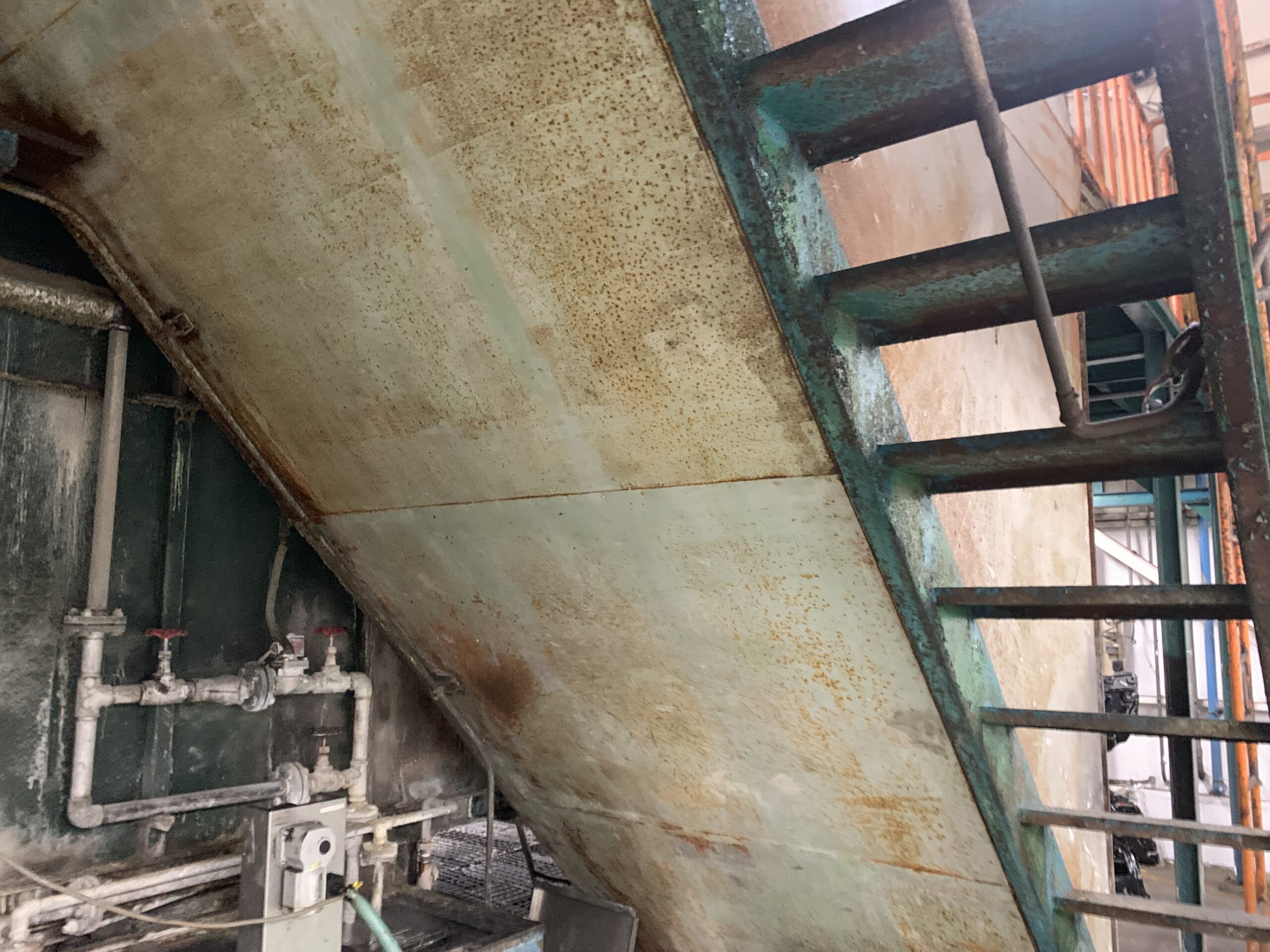 鉄部が劣化している写真