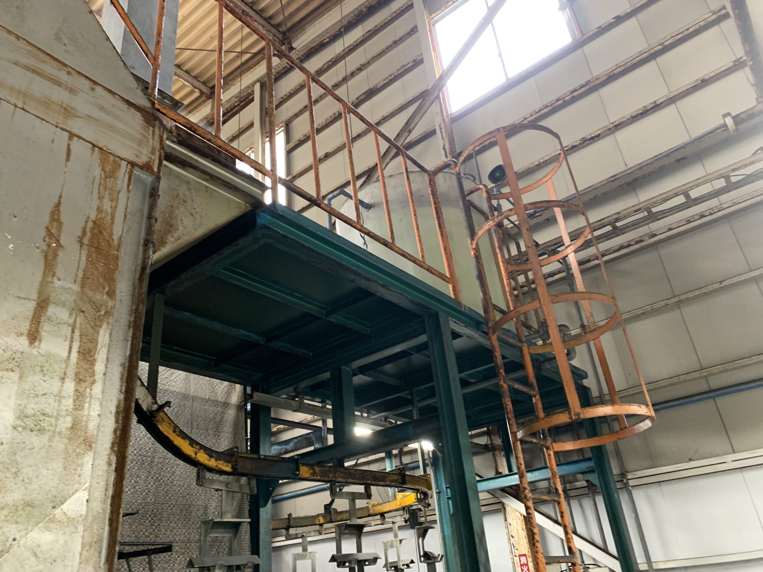 鉄部が劣化している写真