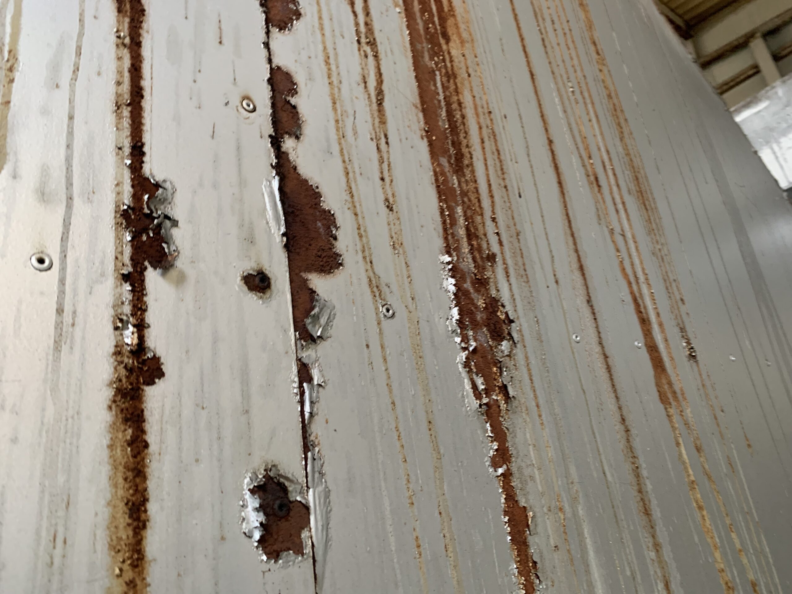 鉄部が劣化している写真