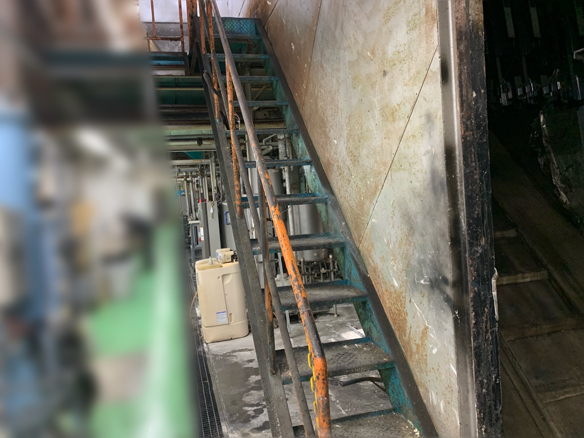 鉄部が劣化している写真